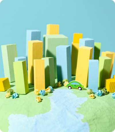 Paper Style Earth Globe